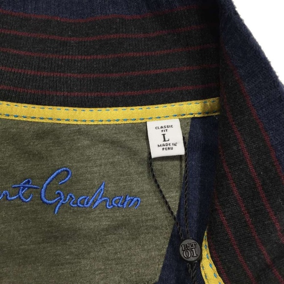 Robert Graham Elliot 1/4 Zip Sweater - Picture 6 of 8